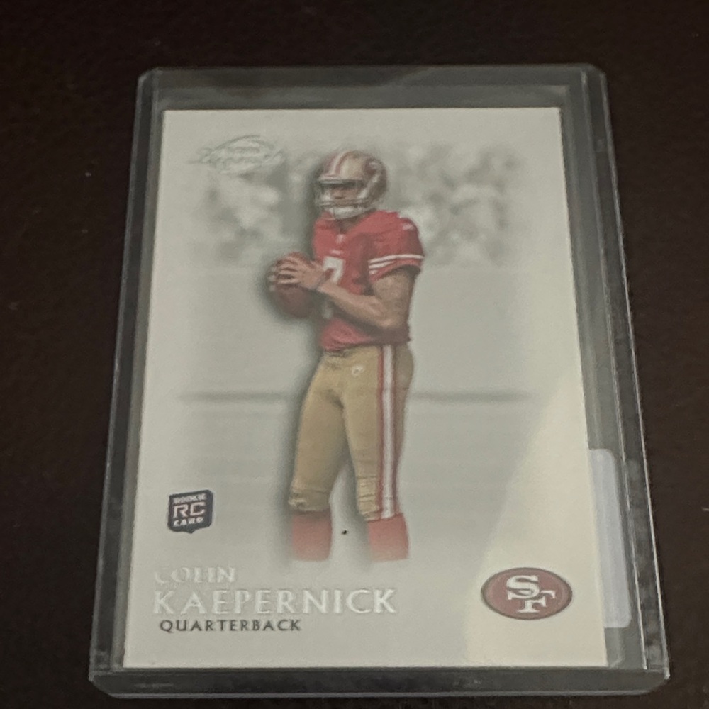 Topps Football Card - Red and Gold